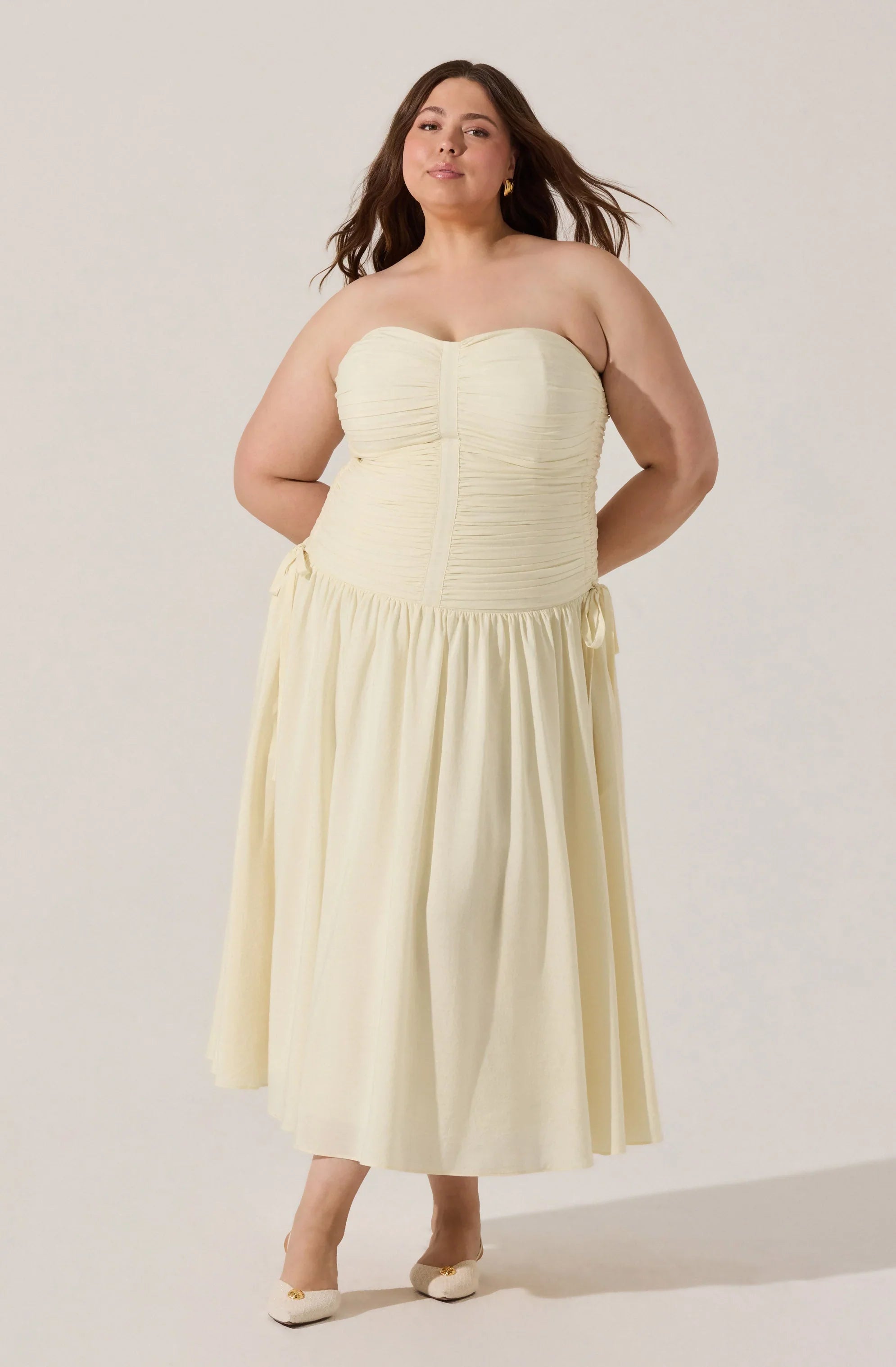 Lbruh Zori Strapless Maxi Dress