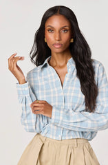 Inixyf Jensen Plaid Button-Down Shirt