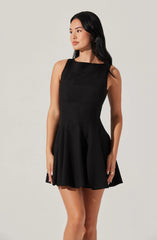 Lbruh Xaria Linen-Blend Mini Dress