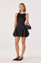 Lbruh Jacquard Drop Waist Mini Dress