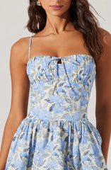 Lbruh Larissa Floral Bubble Mini Dress