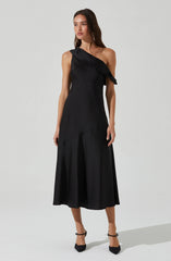 Lbruh Orissa Satin Off Shoulder Dress
