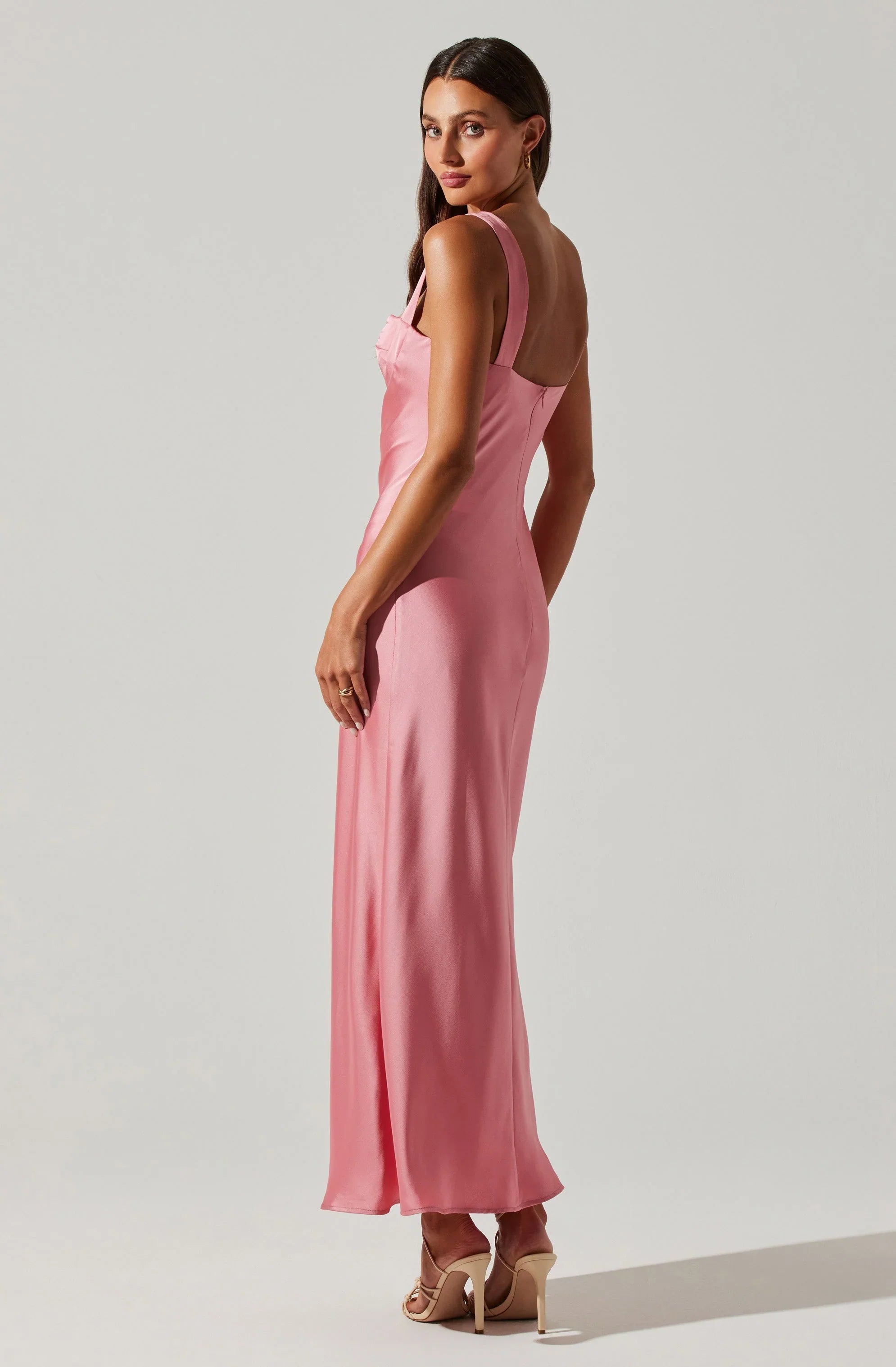 Inixyf Stacie Satin Maxi Dress