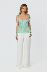 Inixyf Halcyon Floral Bustier Top