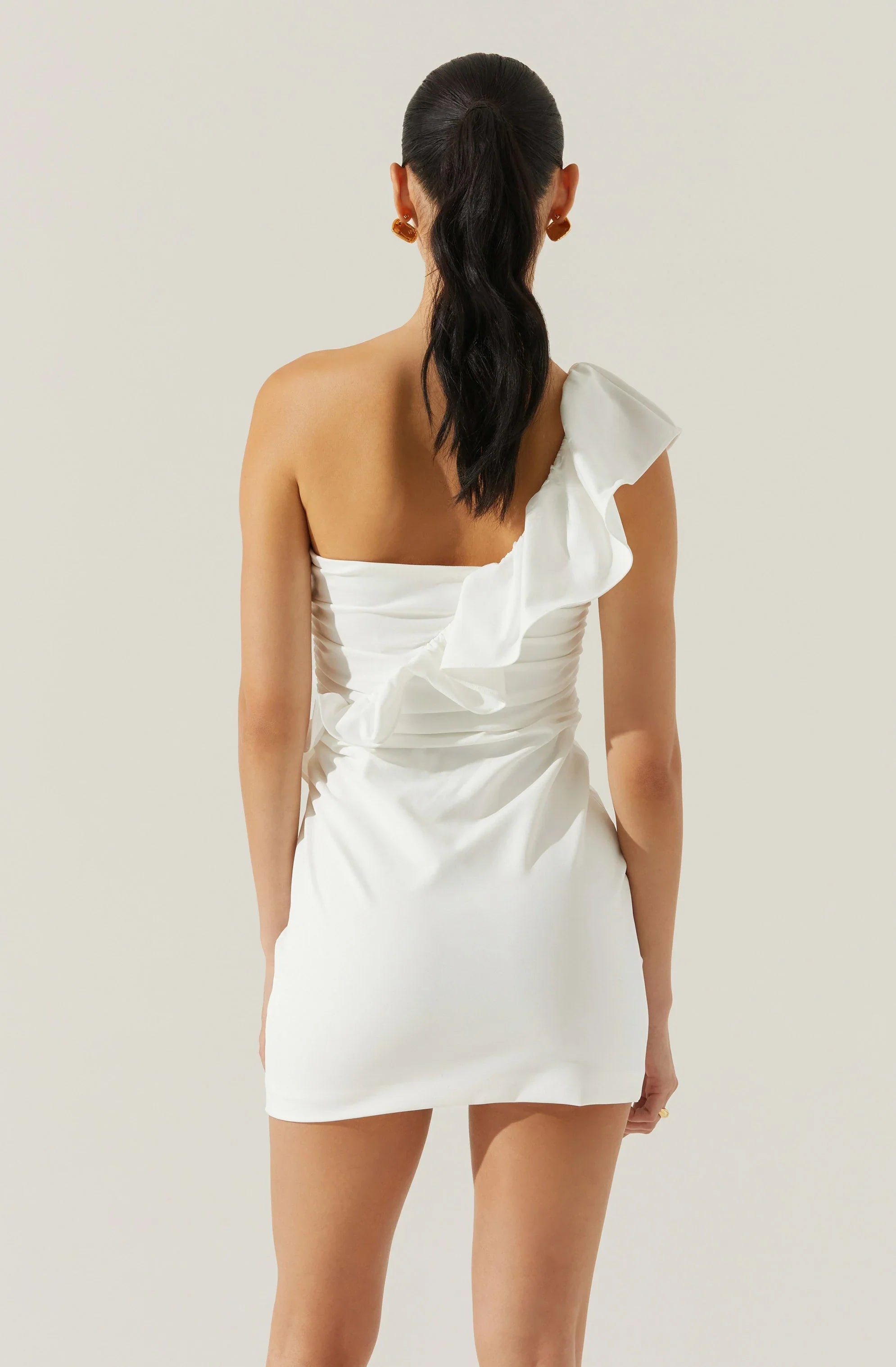 Lbruh Camilla Ruffle One Shoulder Dress