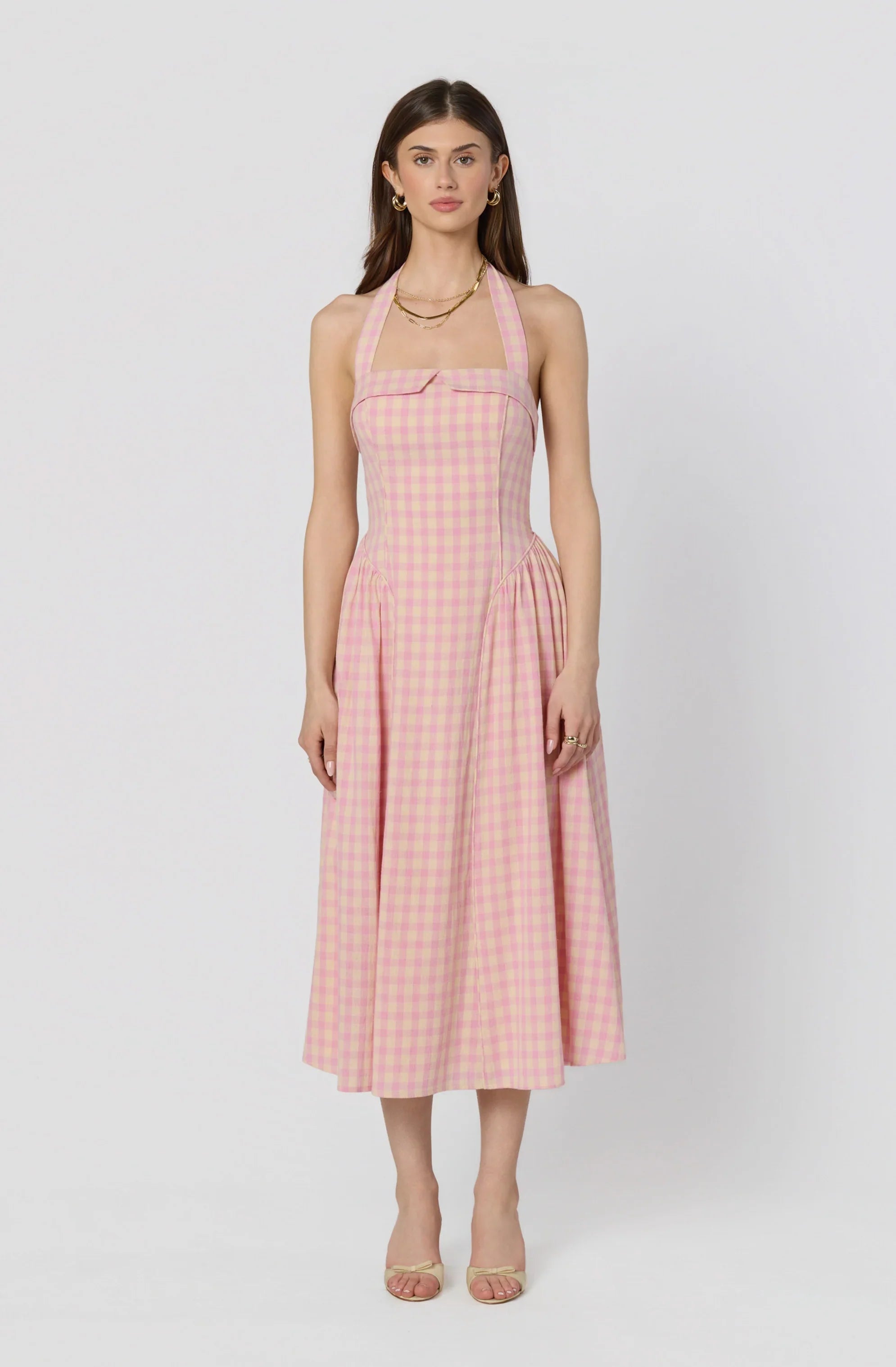Inixyf Marianna Halter Midi Dress