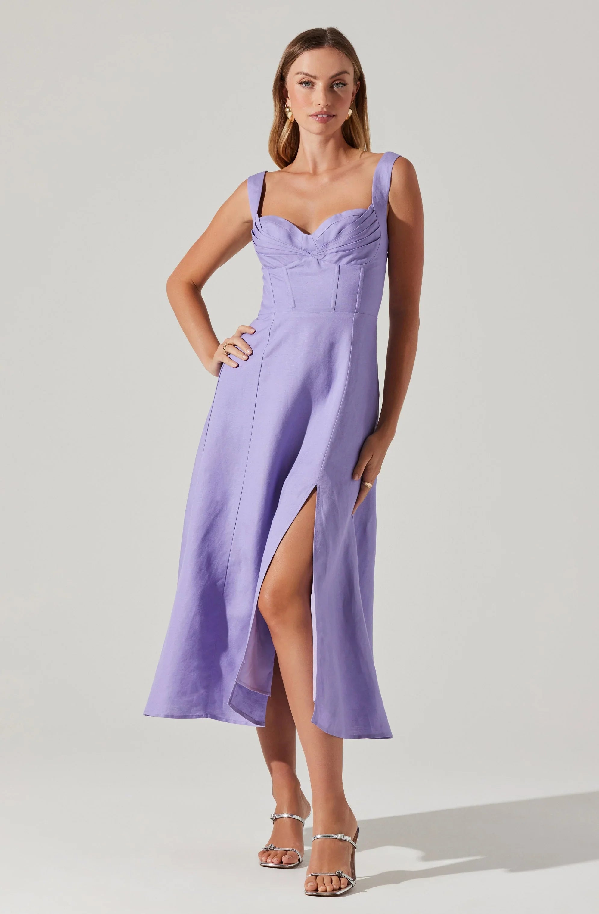 Lbruh Estella Corset Midi Dress