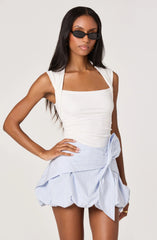 Inixyf Tamrah Ruched Ribbed Tank Top