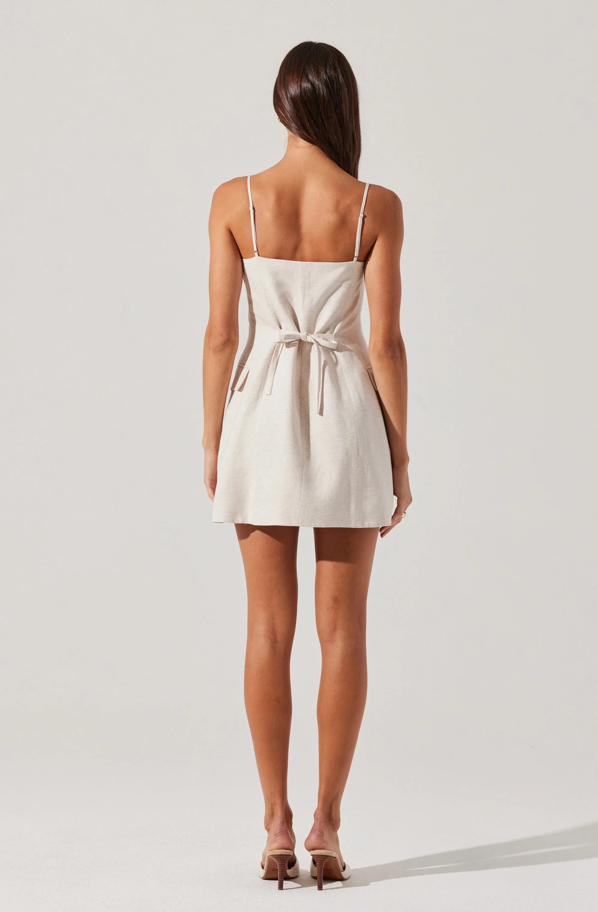 Lbruh Azria Button-Front Wrap Dress