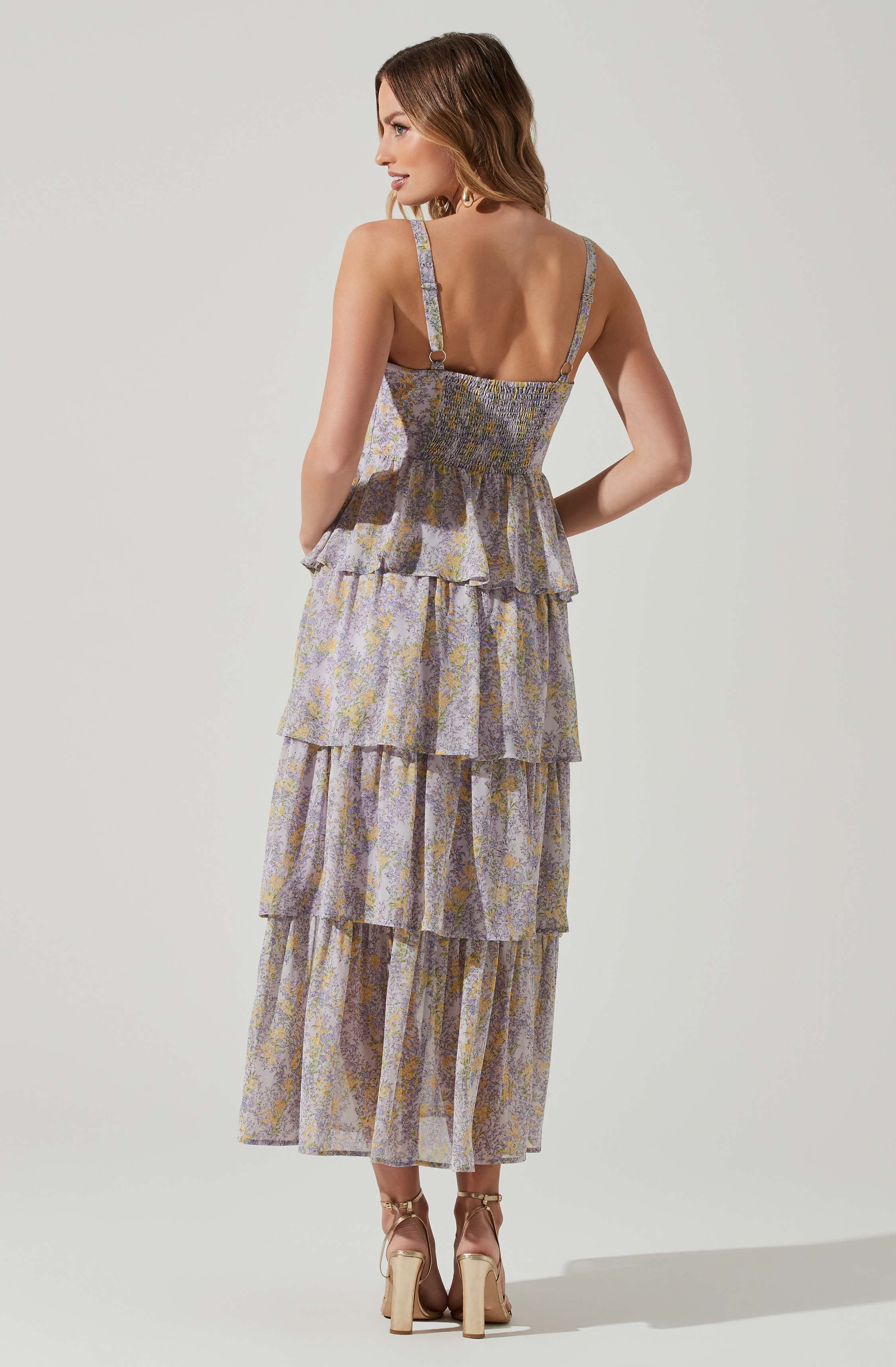 Lbruh Midsummer Floral Tiered Maxi Dress