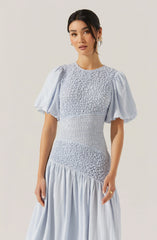 Lbruh Theoni Smocked Asymmetric Dress