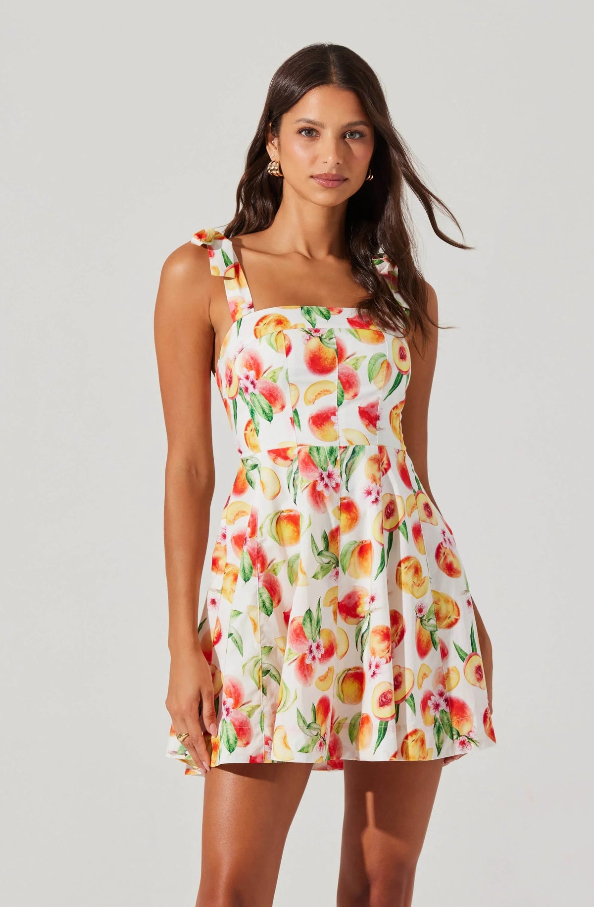 Lbruh Tinesha Bow Strap Mini Dress