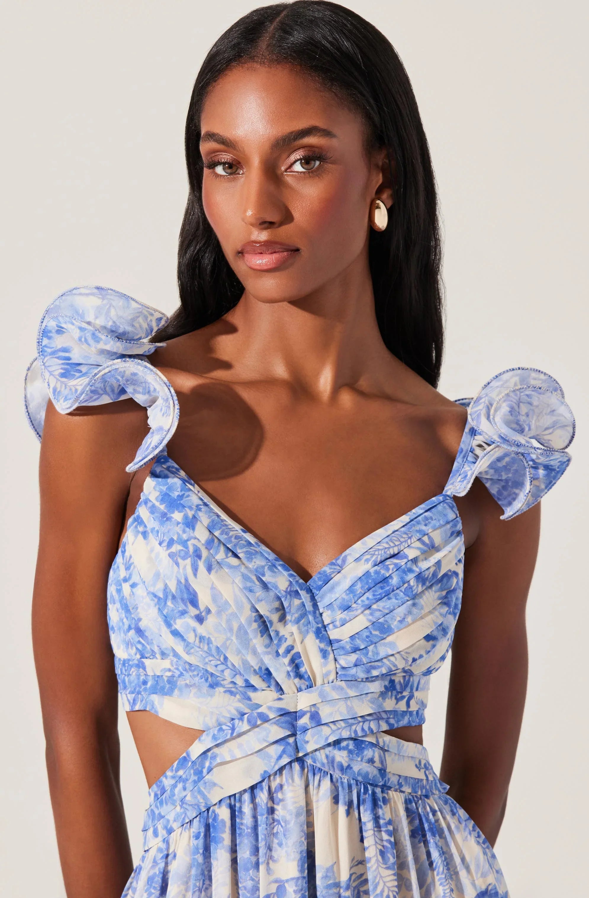 Lbruh Fritillaria Floral Maxi Dress