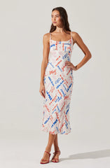 Lbruh Joan Satin Midi Dress