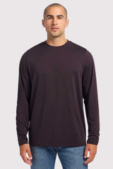 Men's Long Sleeve Movement Tee | Eggplant