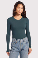 Long Sleeve Crewneck Bodysuit | Alpine
