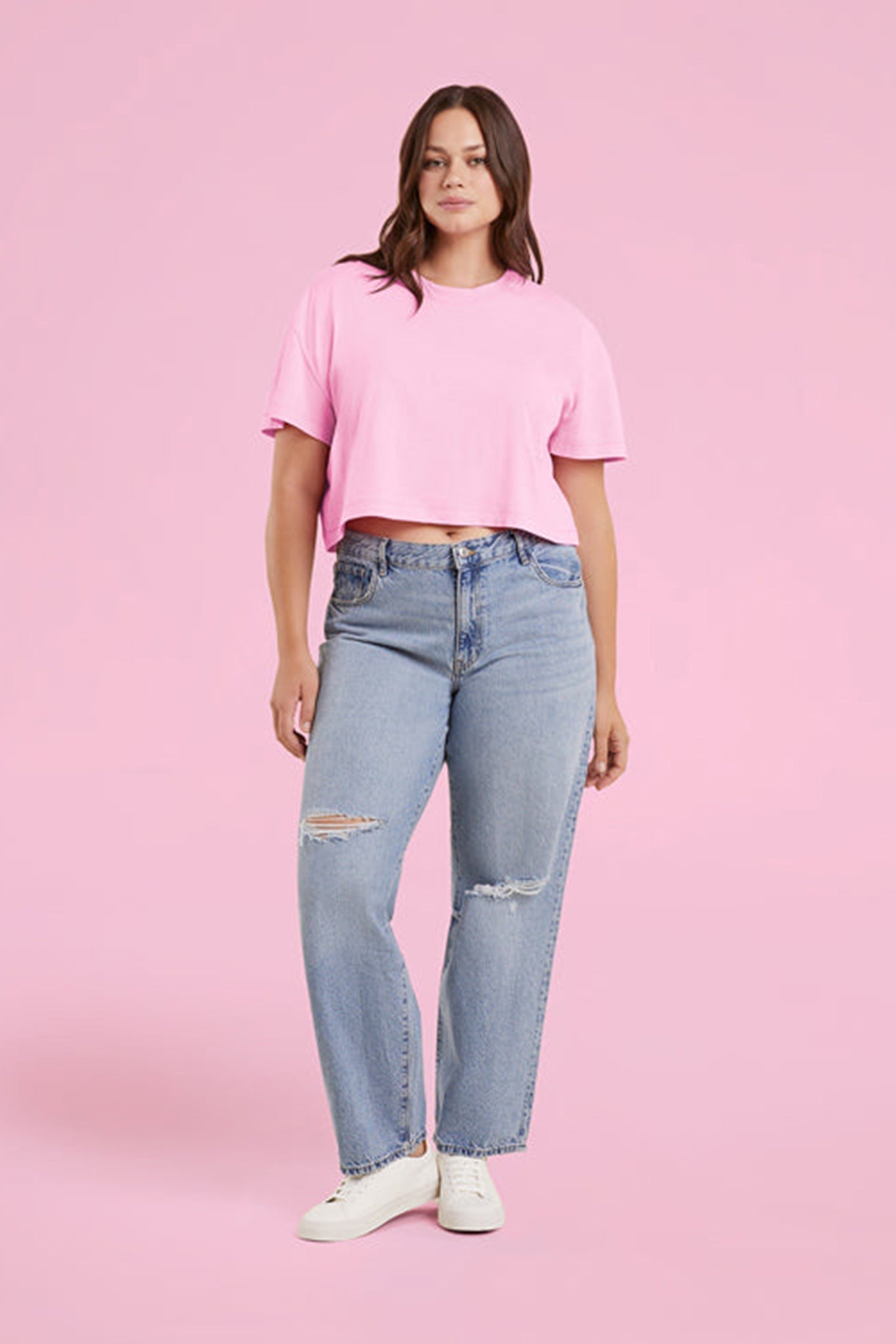Vintage Cotton Cropped Tee