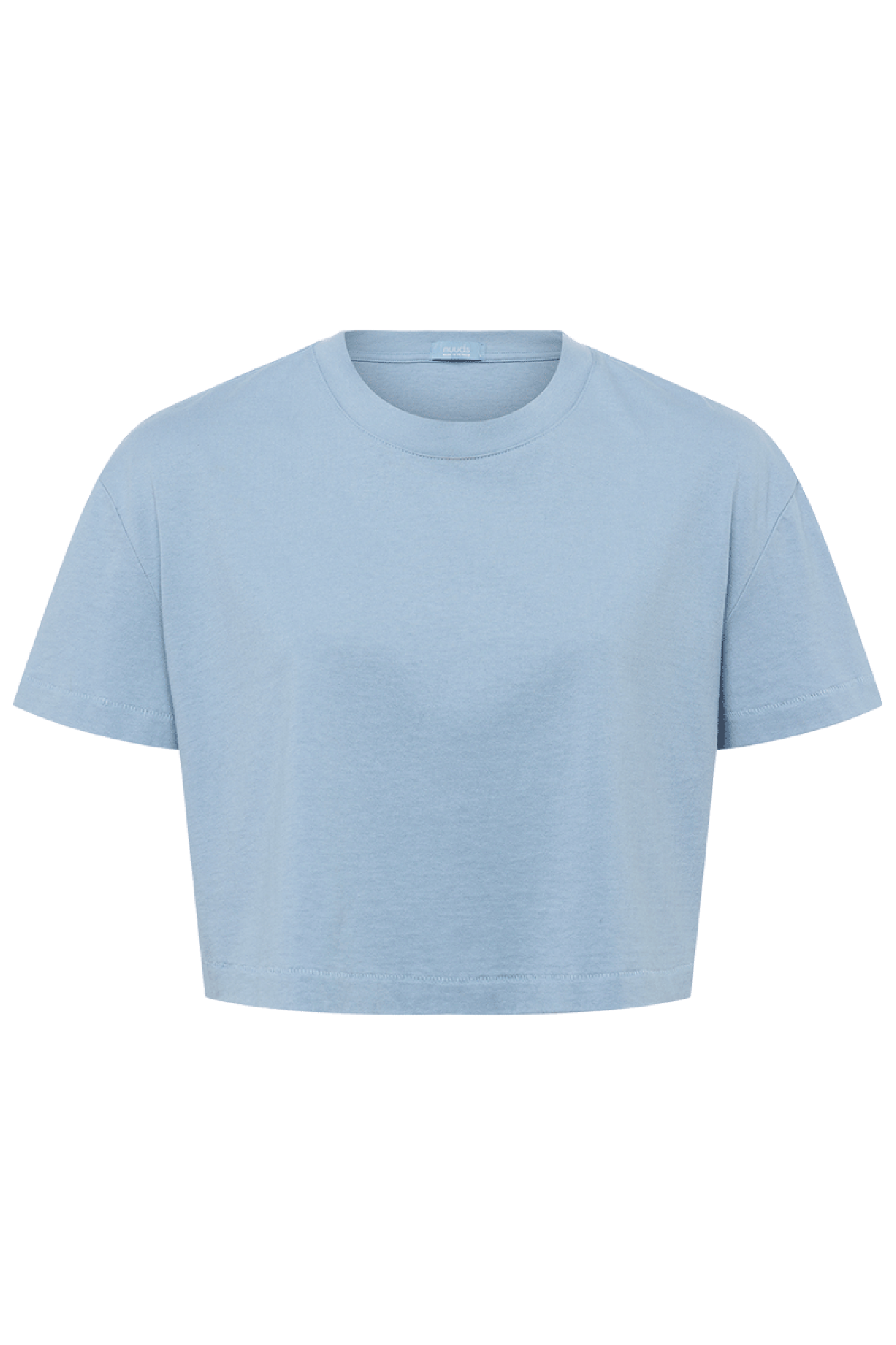 Vintage Cotton Cropped Tee | Mist
