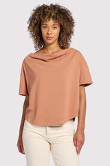 Vintage Cotton Off The Shoulder T-Shirt
