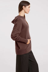 Luxe Knit Hoodie | Coffee