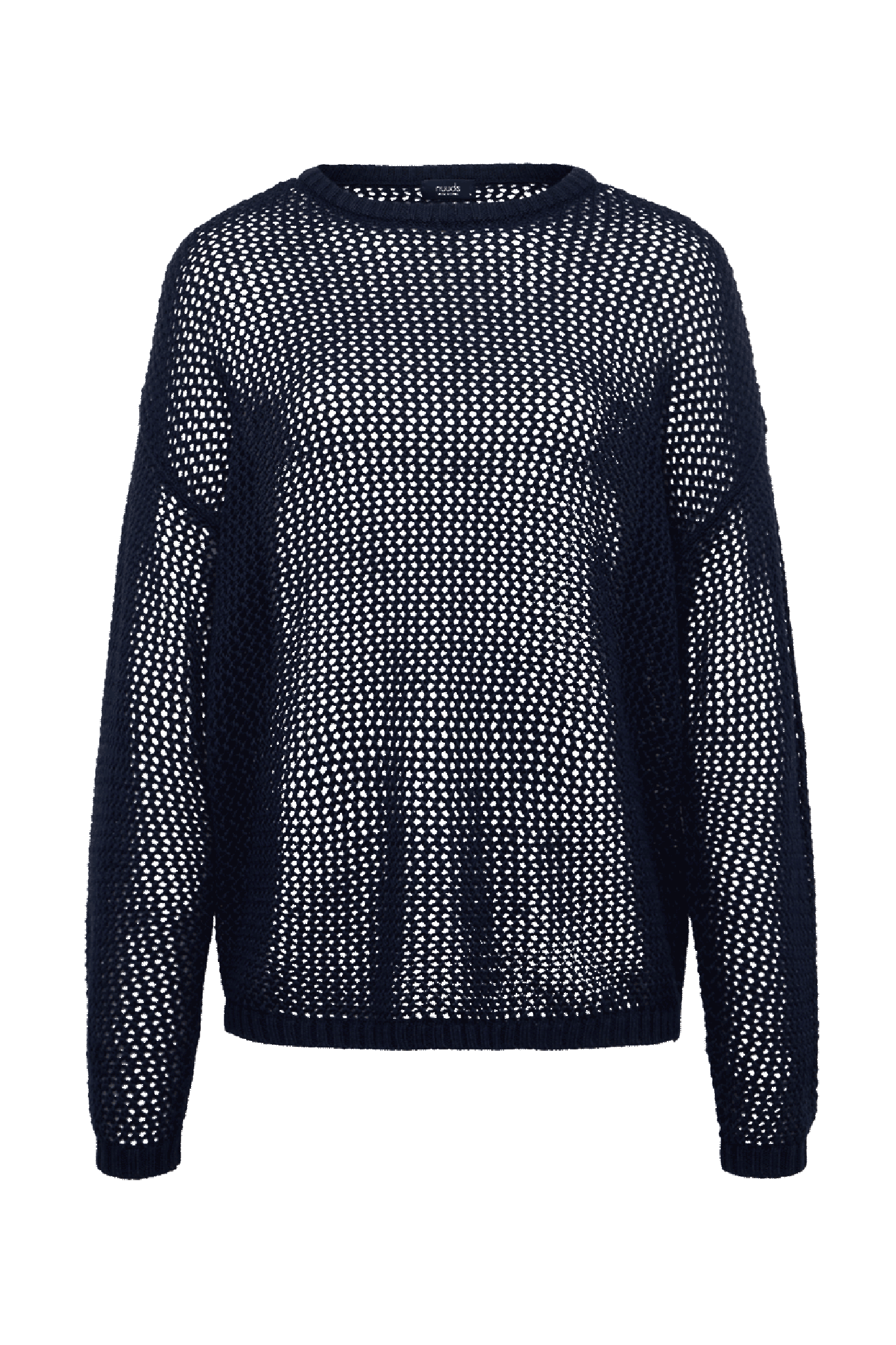 Open Knit Sweater | Navy