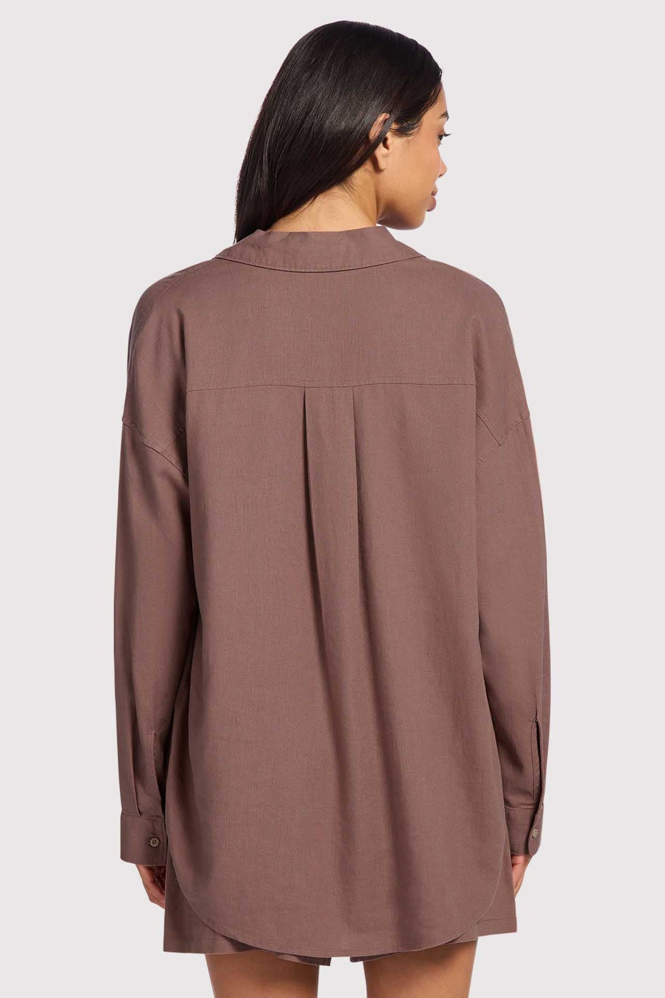 Linen Boyfriend Shirt | Malt