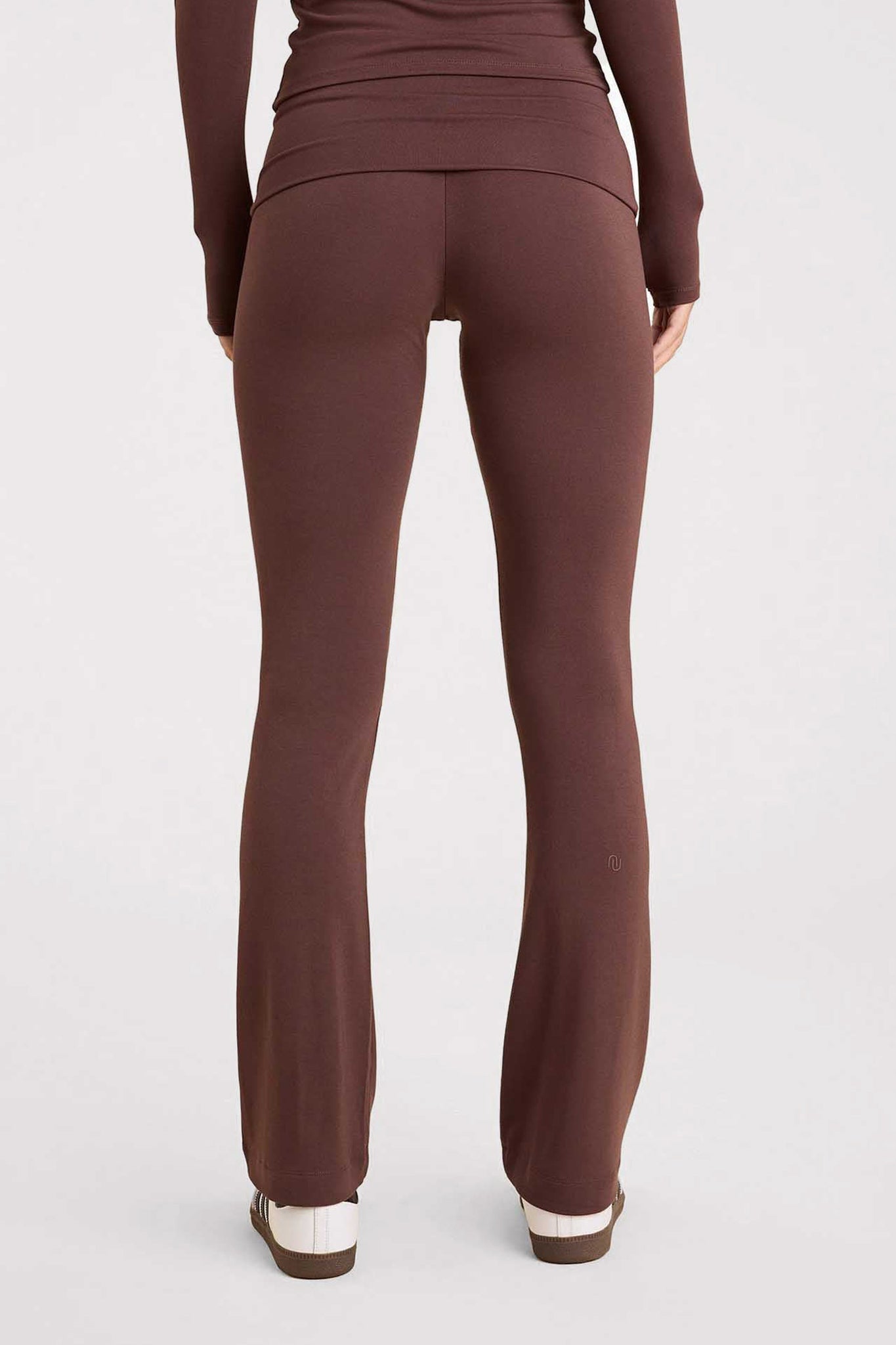 SwiftStretch Fold Over Legging | Coffee