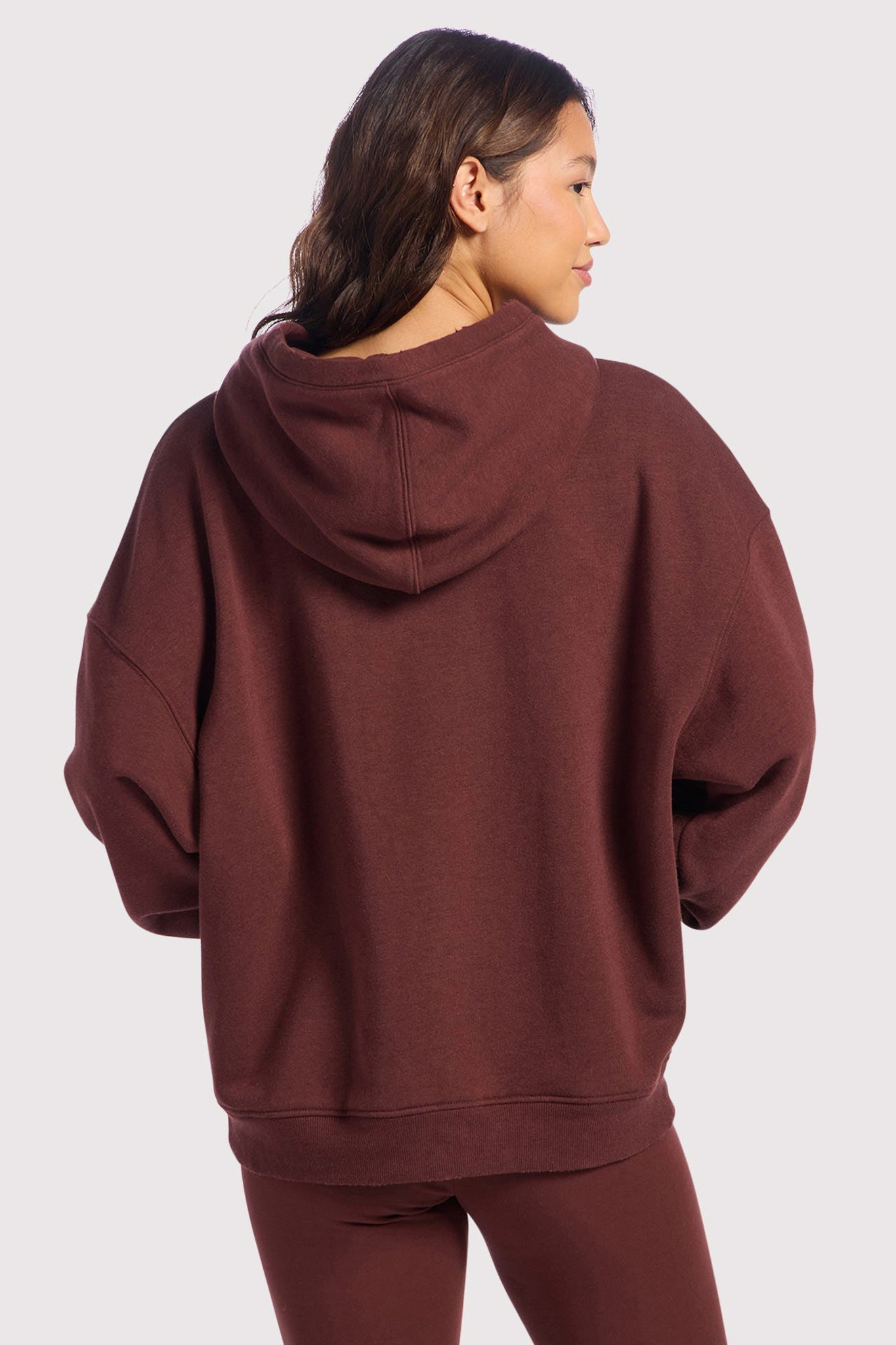 Vintage Fleece Hoodie | Black Cherry