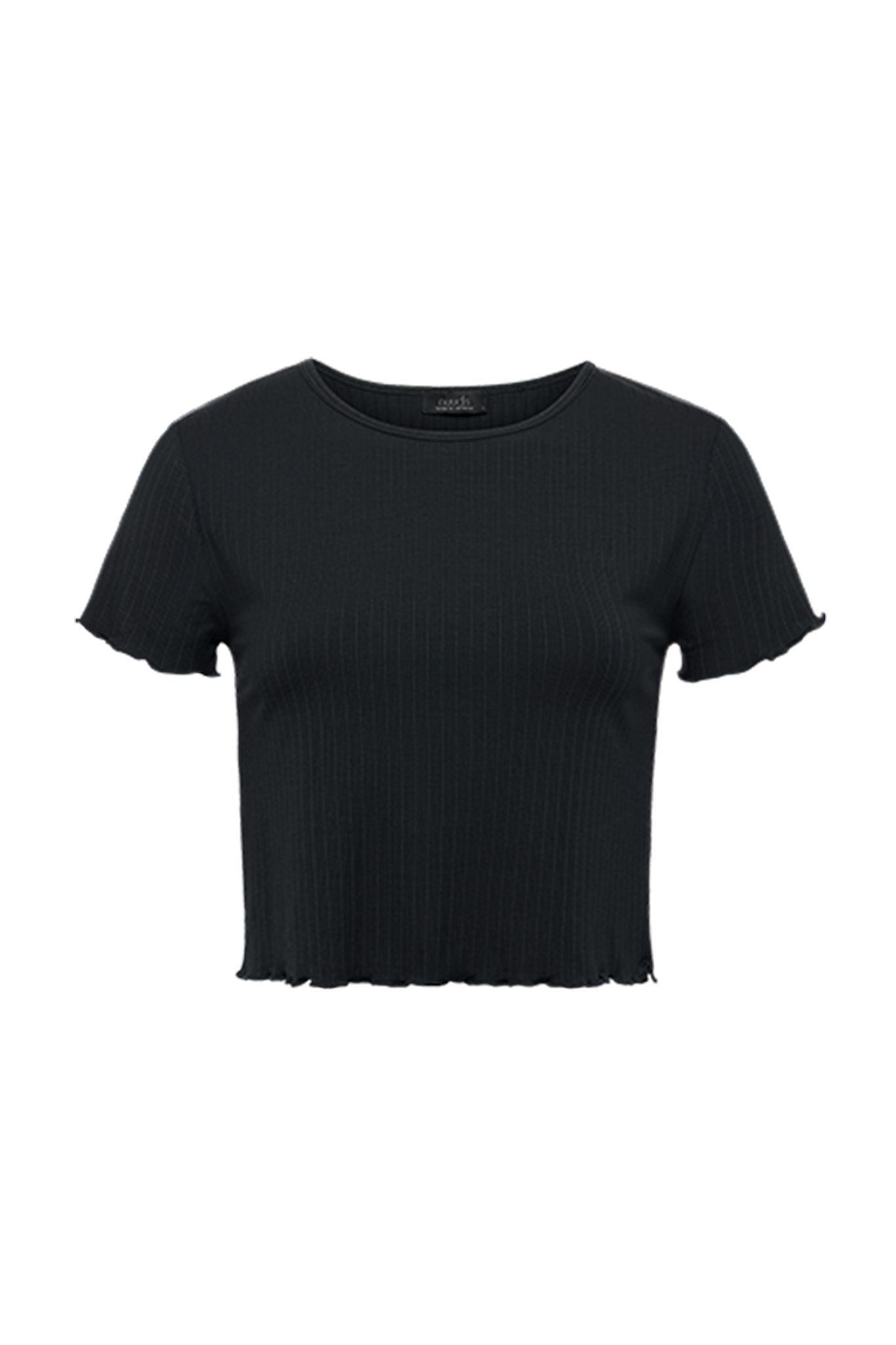 Mini Rib Tee | Black