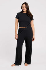 Mini Rib Tee | Black