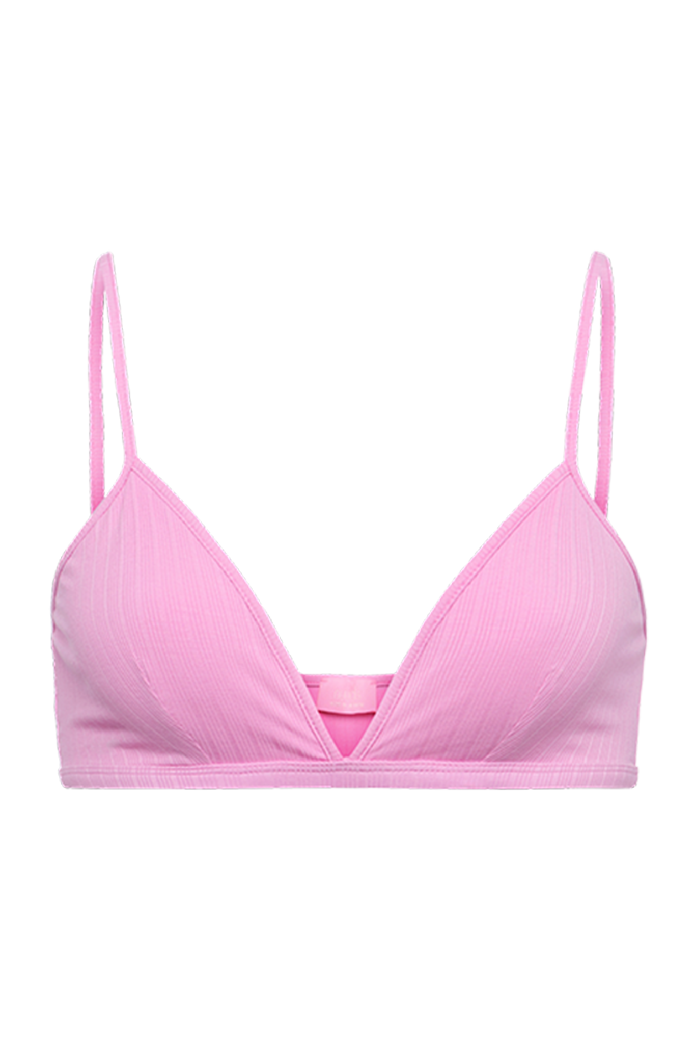 Mini Rib Bralette | Bubblegum Pink