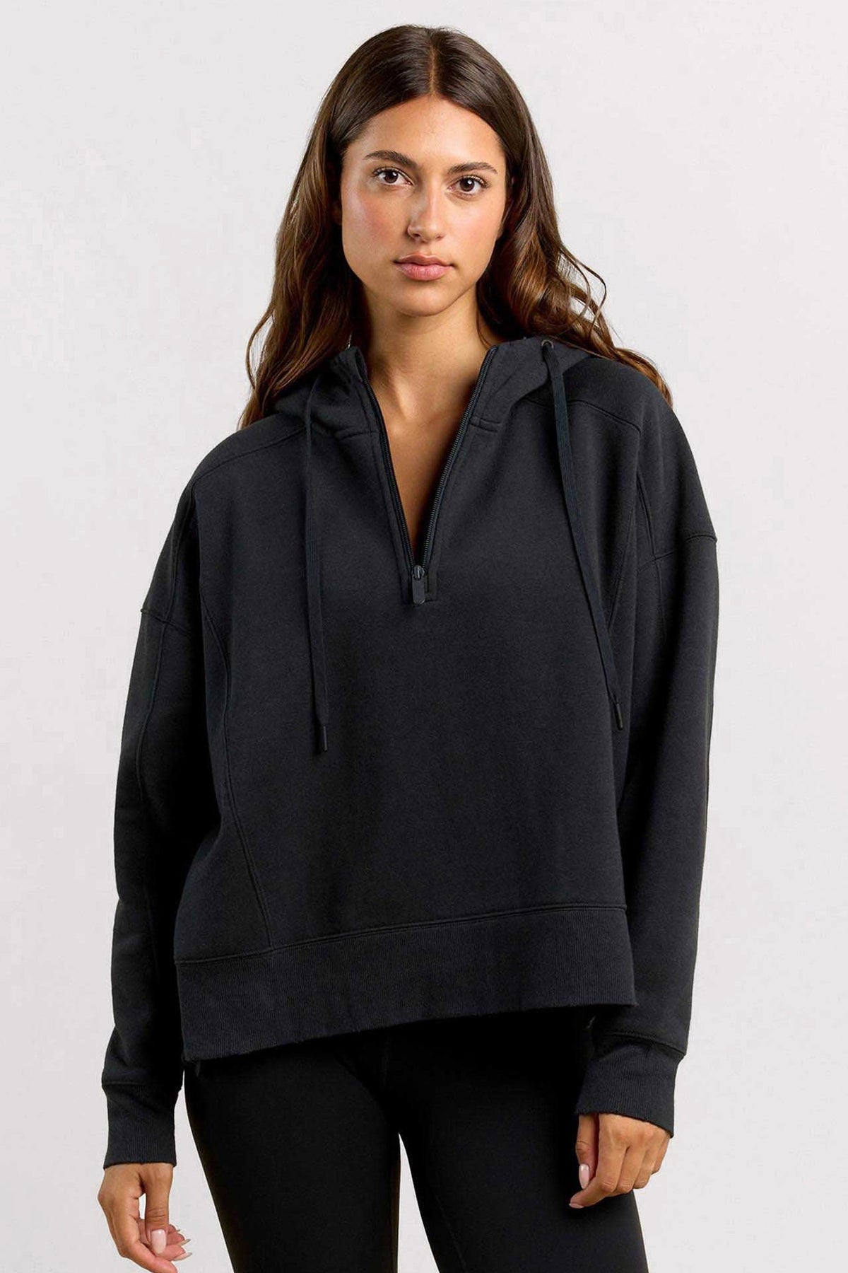 Vintage Fleece Downtime Quarter-Zip | Black