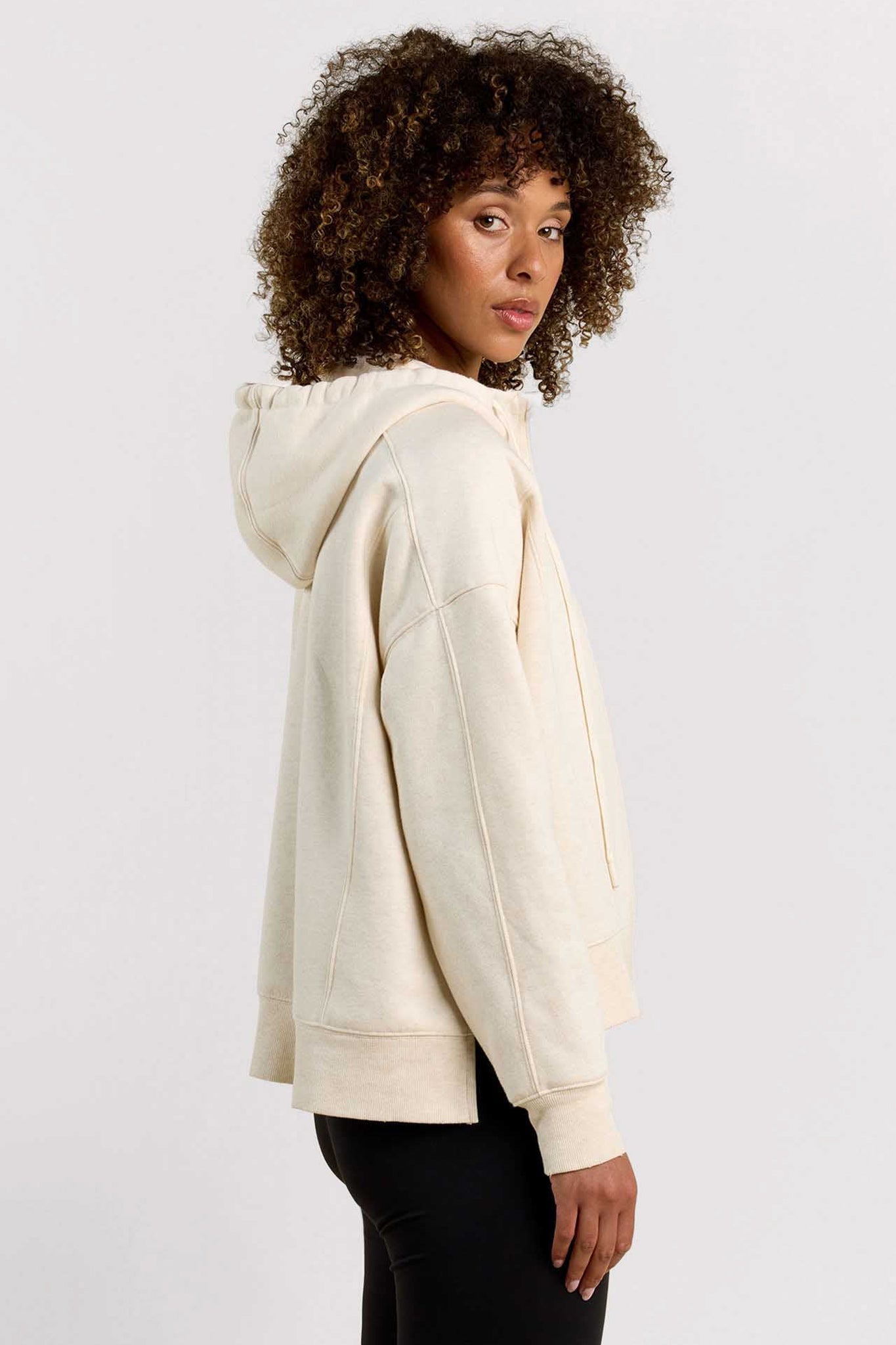 Vintage Fleece Downtime Quarter-Zip | Heather Bone