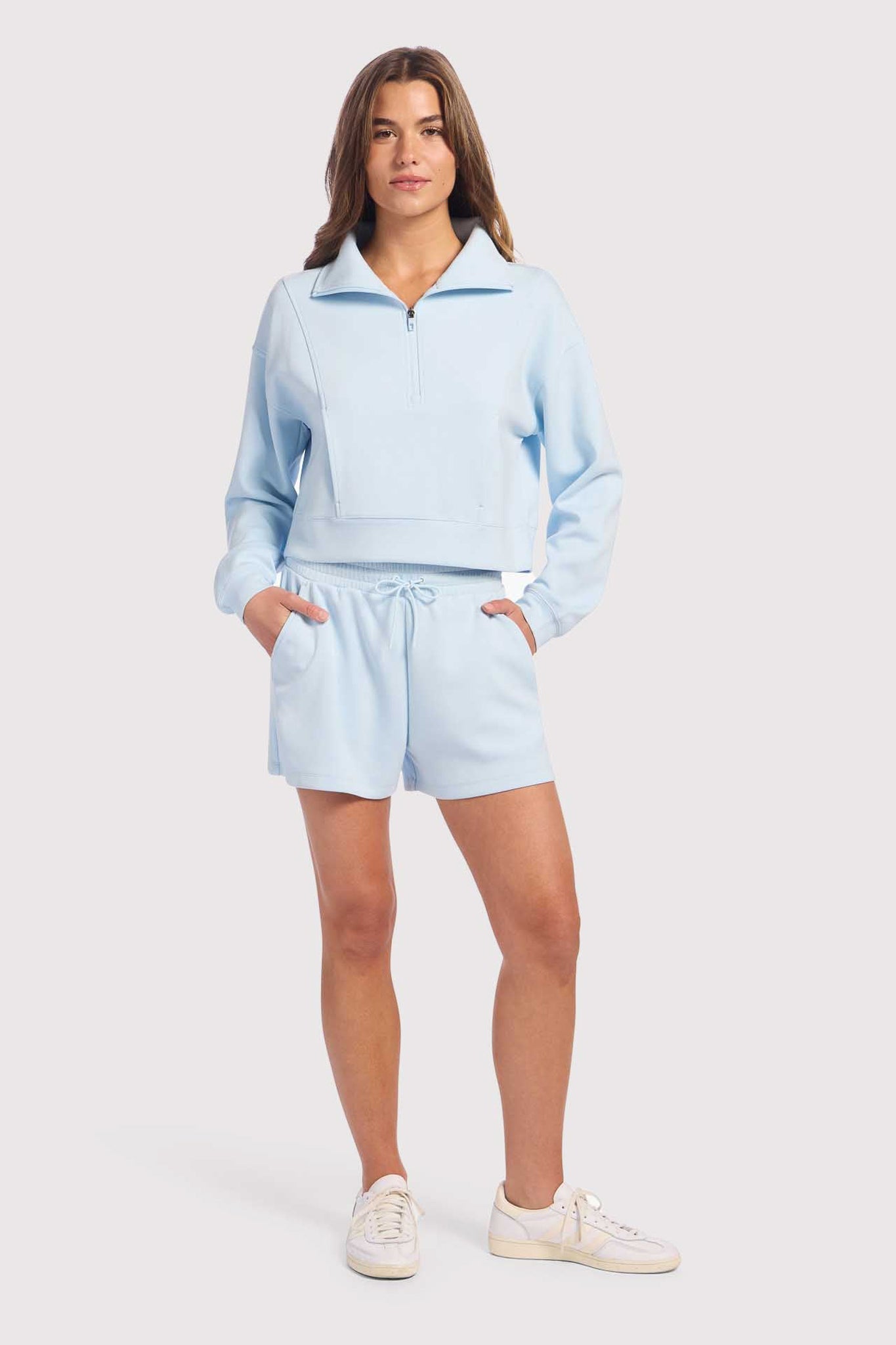 Soft Motion Quarter-Zip | Cloud