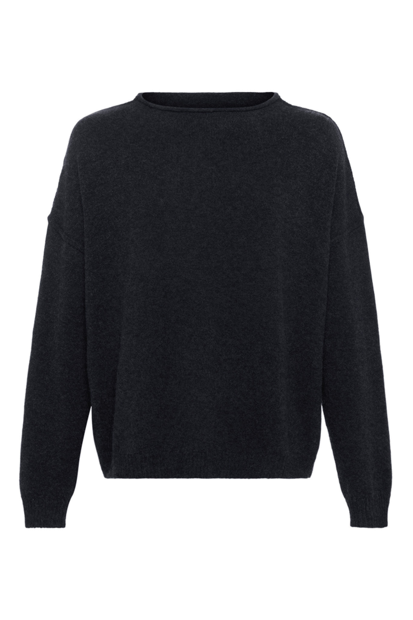 Cozy Knit Mockneck Sweater | Black