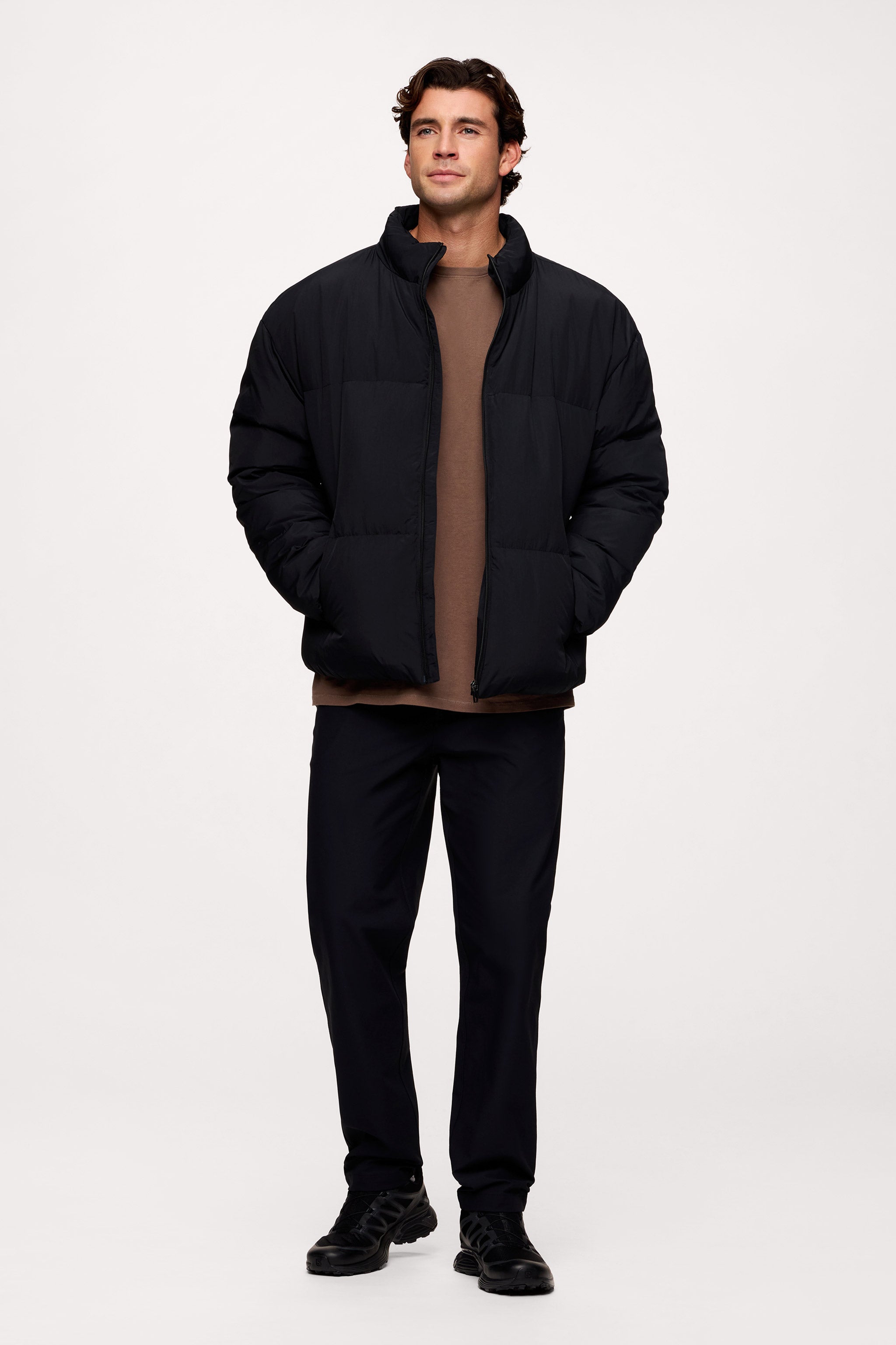 Men's Peak Puffer Jacket | Black