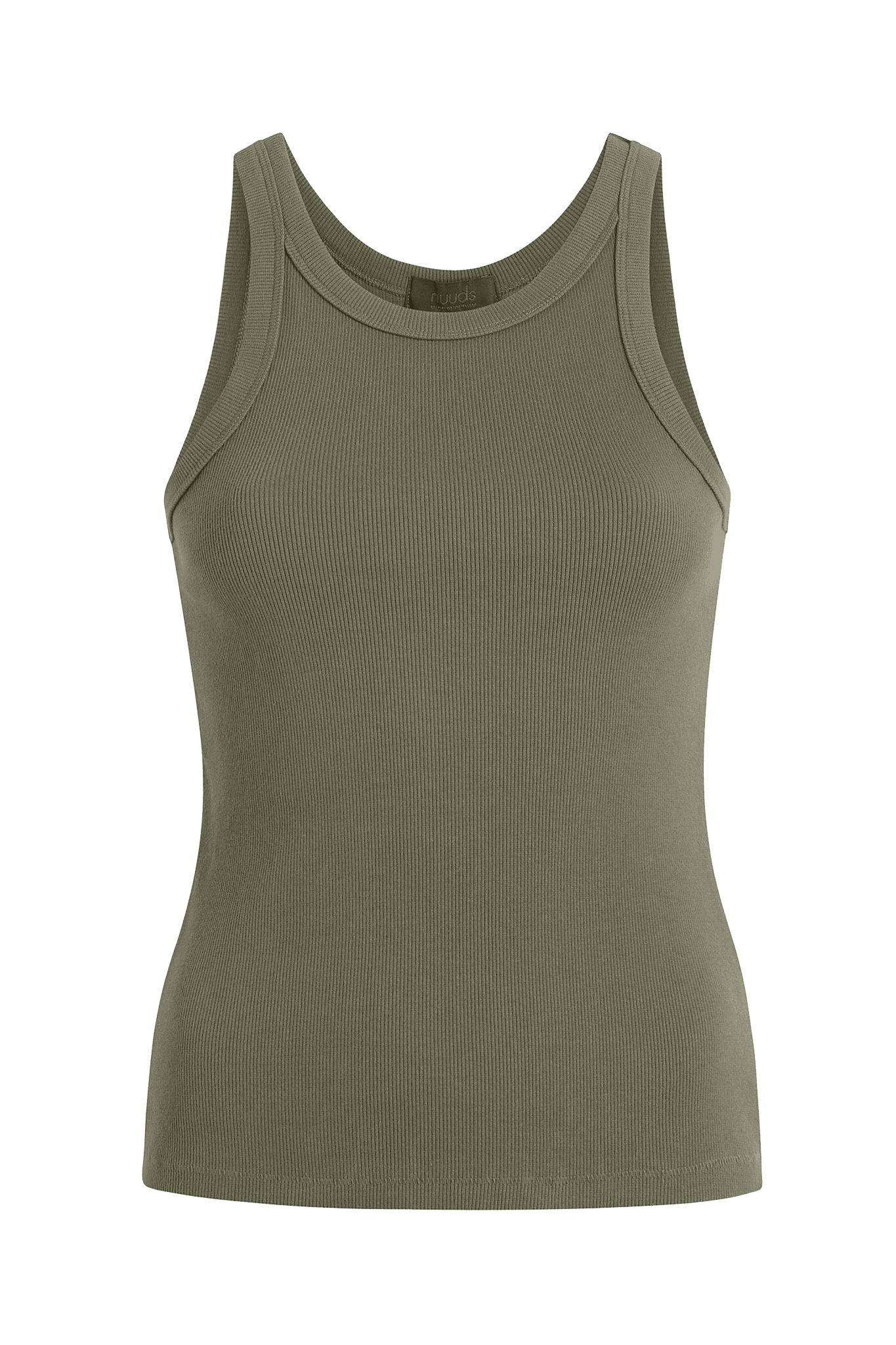 Essential Rib Tank Top | Olive