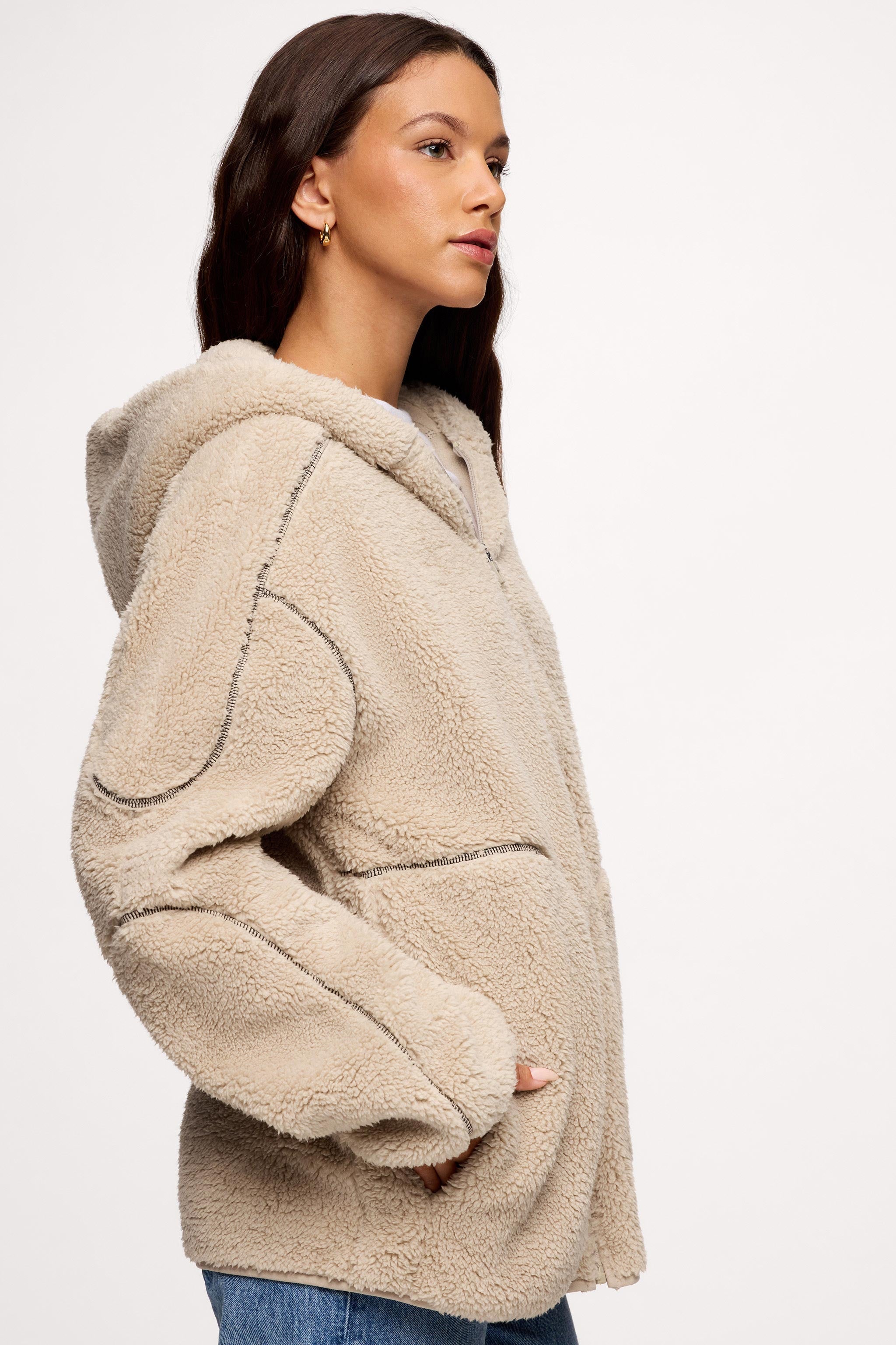 Summit Sherpa Zip-Up | Dune