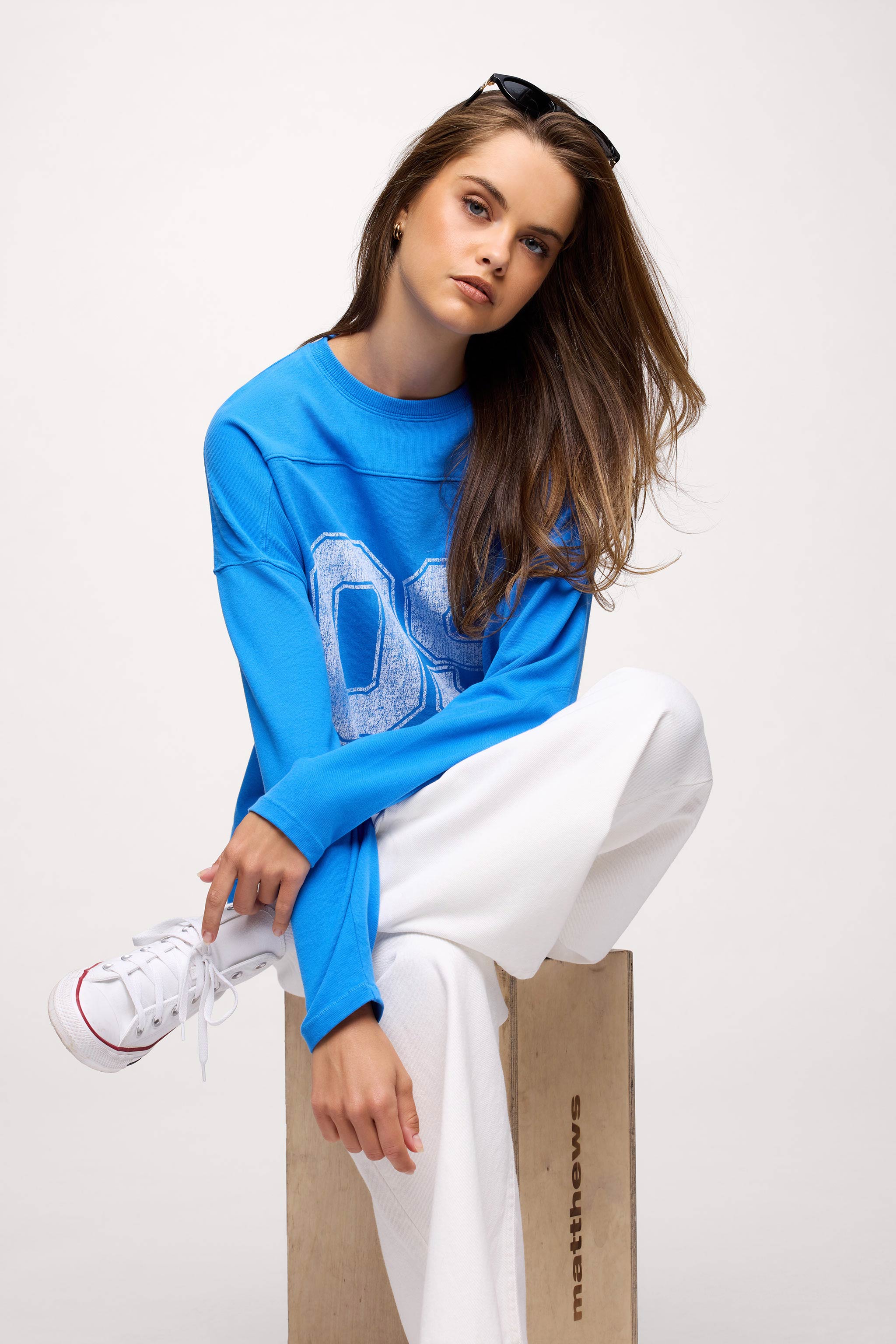 League Long Sleeve | Cobalt
