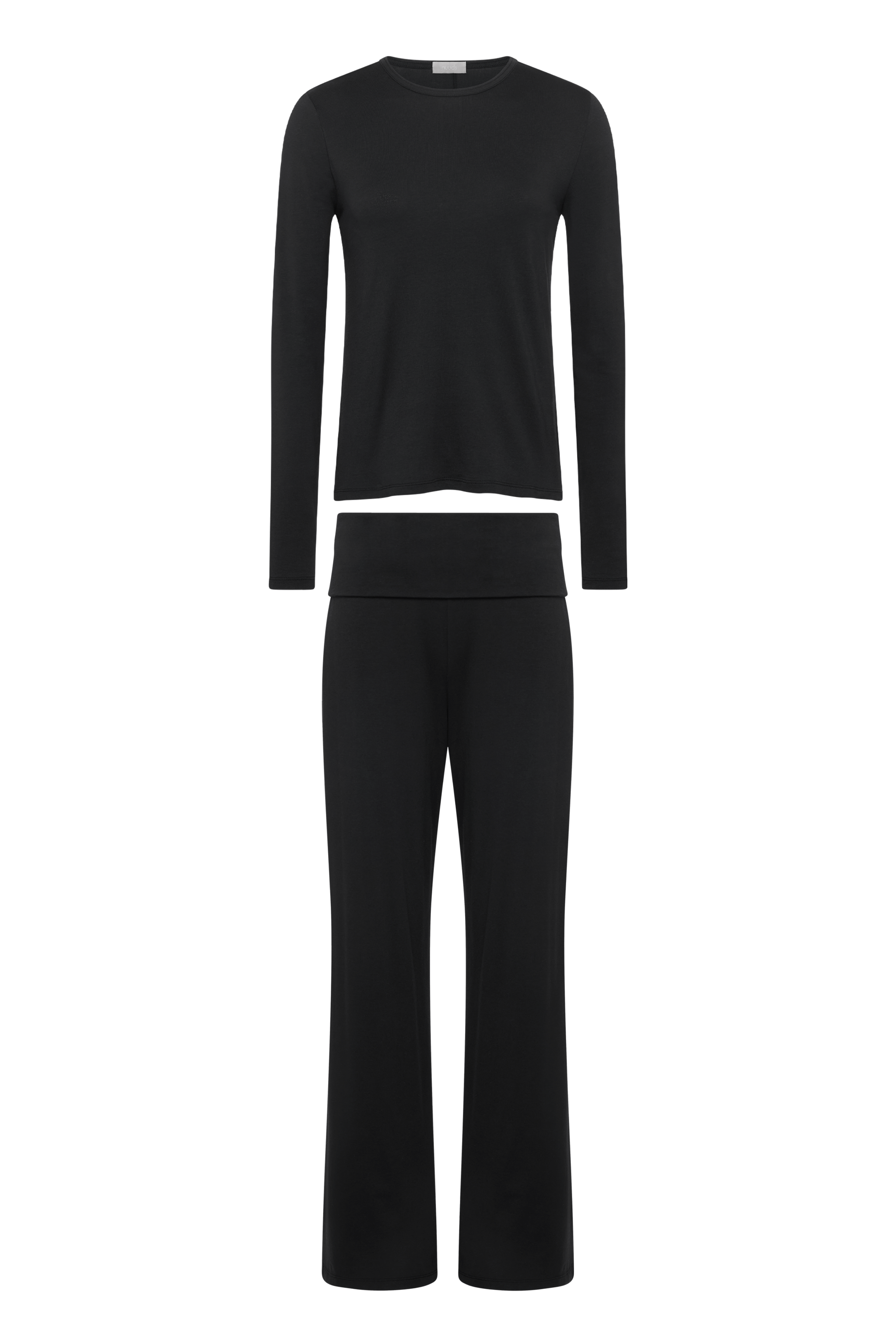 Slinky Jersey Lounge Set | Black