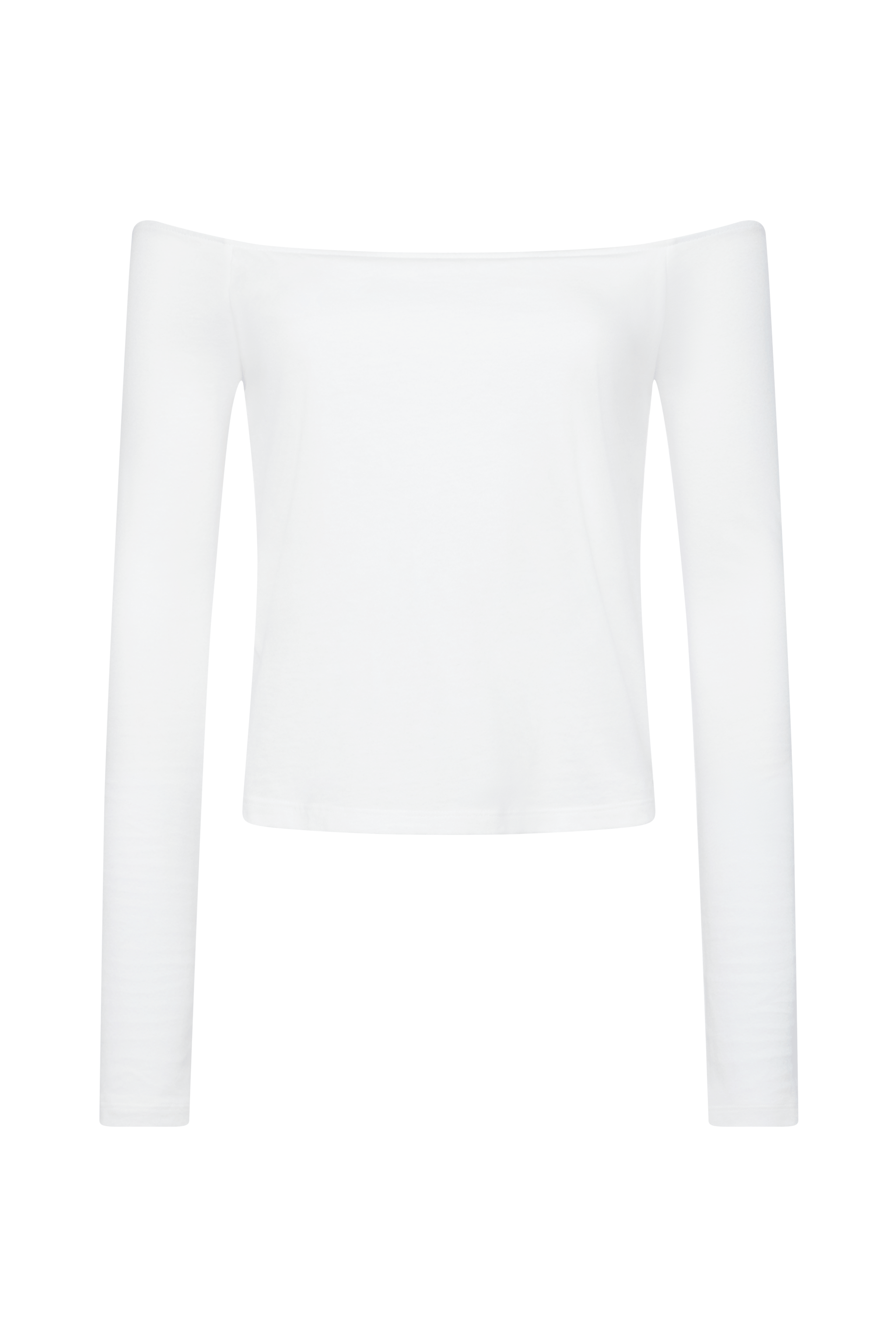 Ease Long Sleeve Top | White