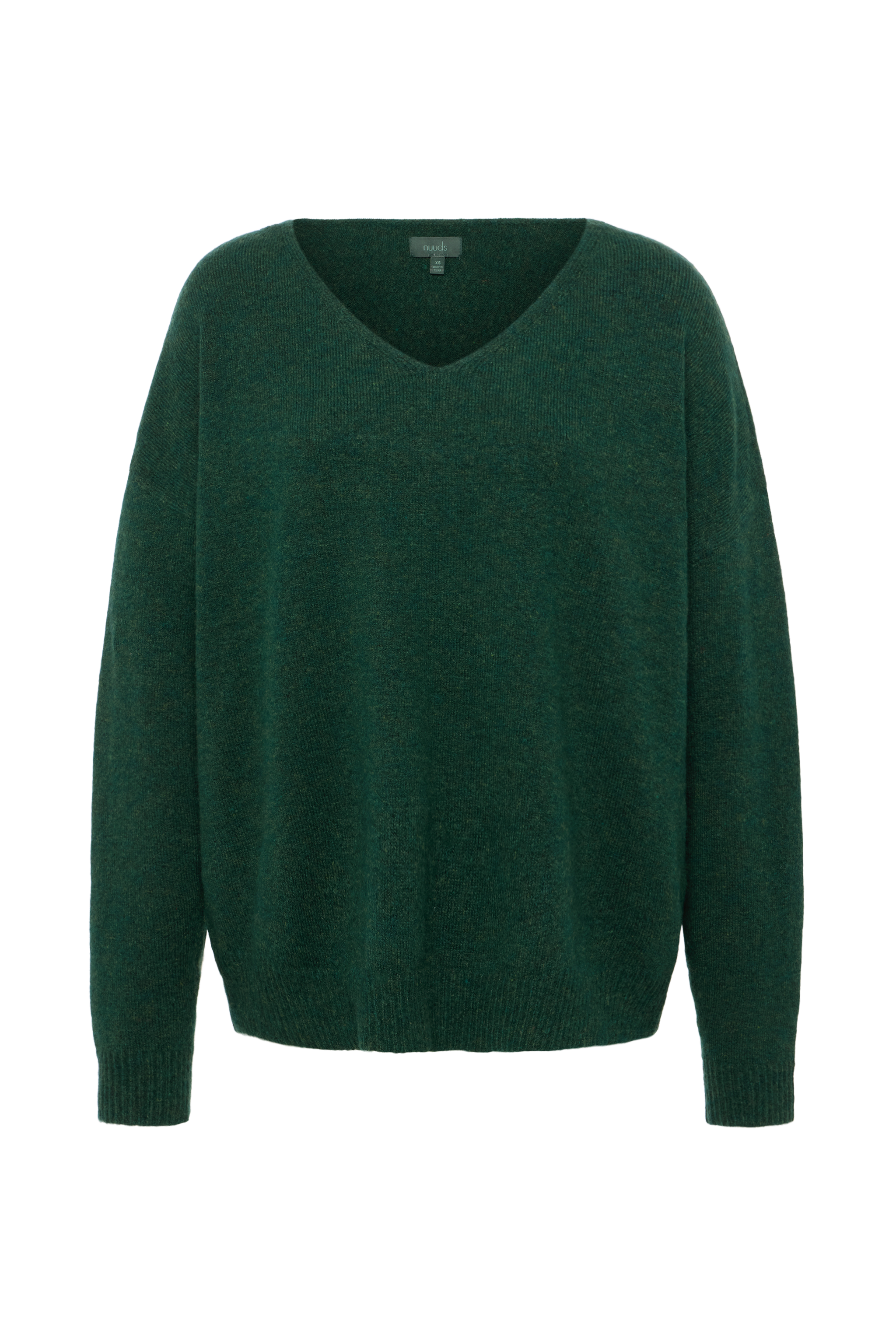 Cozy Knit V-Neck Sweater | Hunter