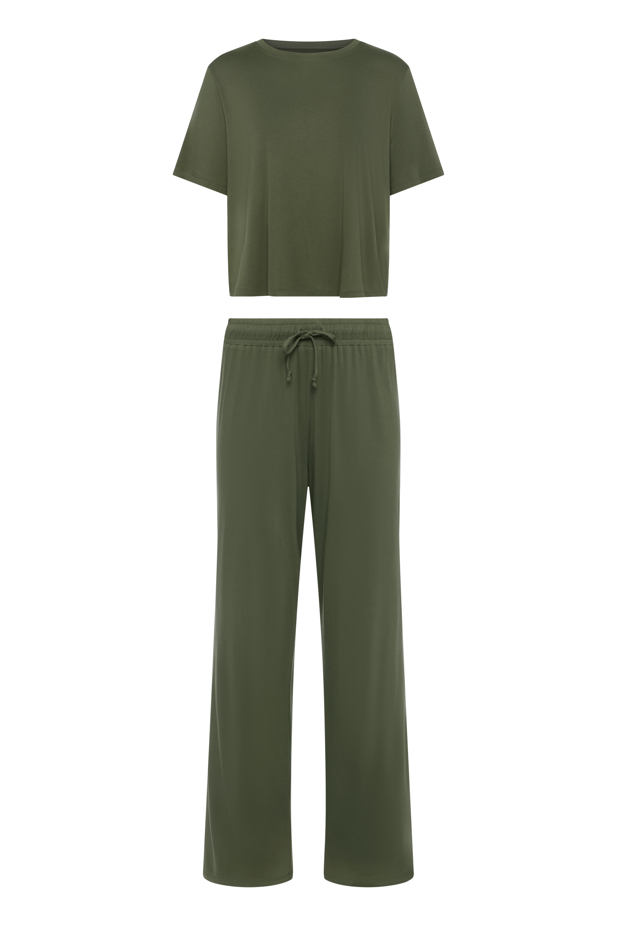 Pajama Set | Darkest Olive