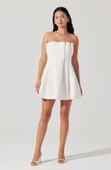 Lbruh Clemira Pleated Mini Dress