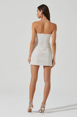 Lbruh Mira Rhinestone Mini Dress