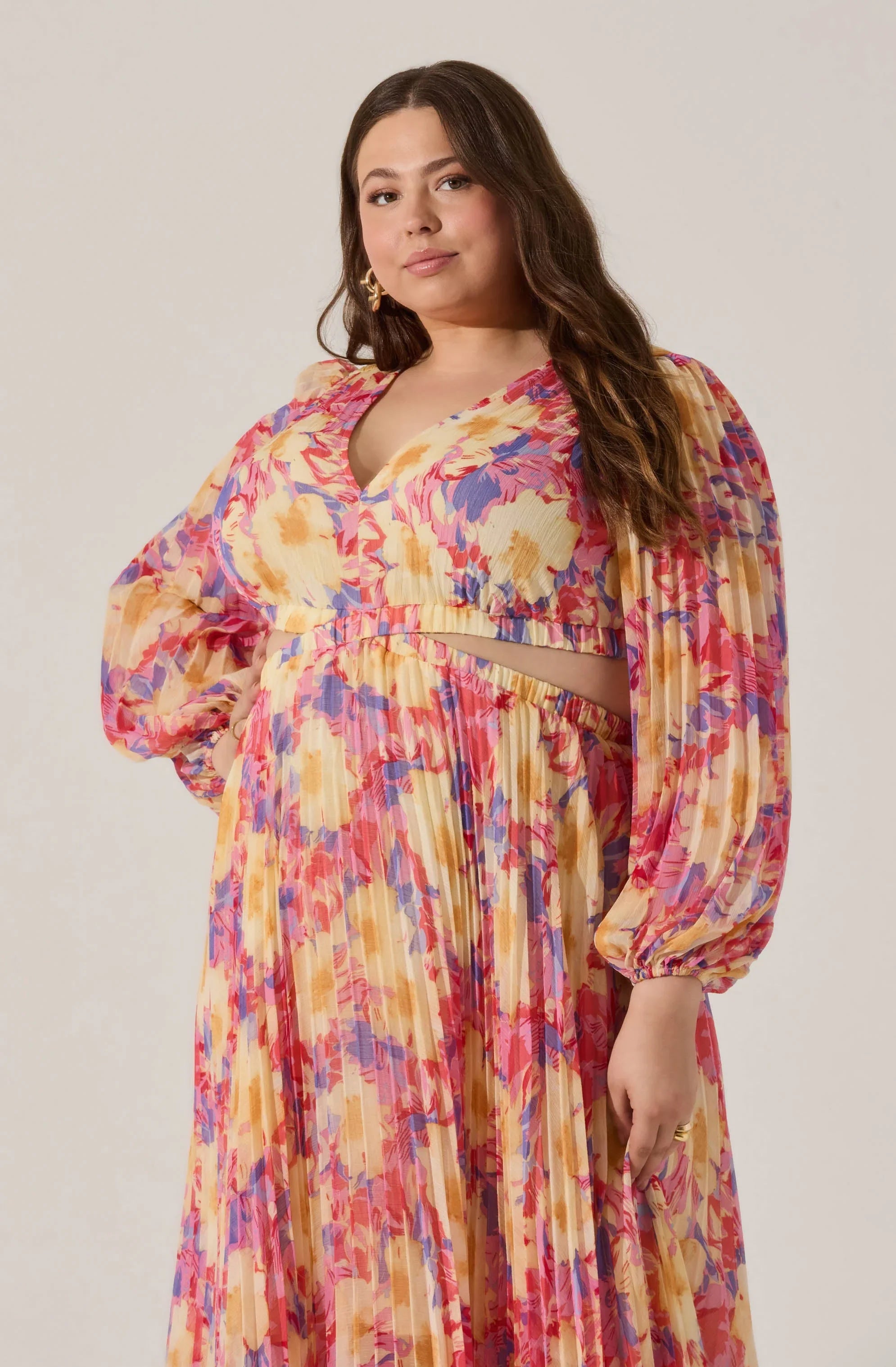 Lbruh Revery Floral Long Sleeve Maxi Dress