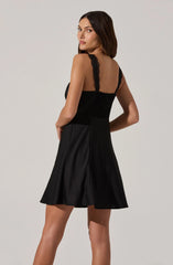 Lbruh Alva Lace Trim Mini Dress