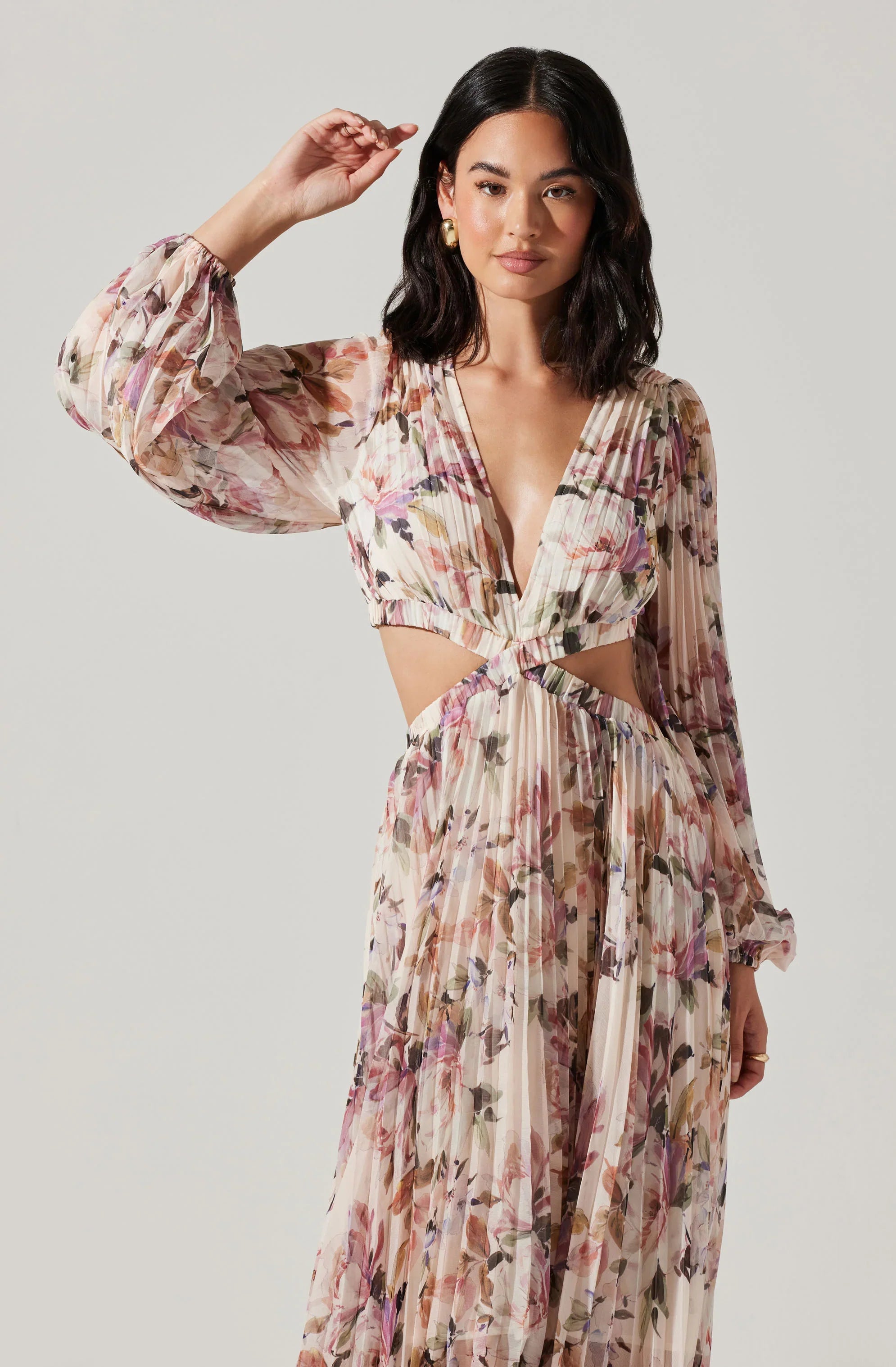 Lbruh Revery Floral Long Sleeve Maxi Dress