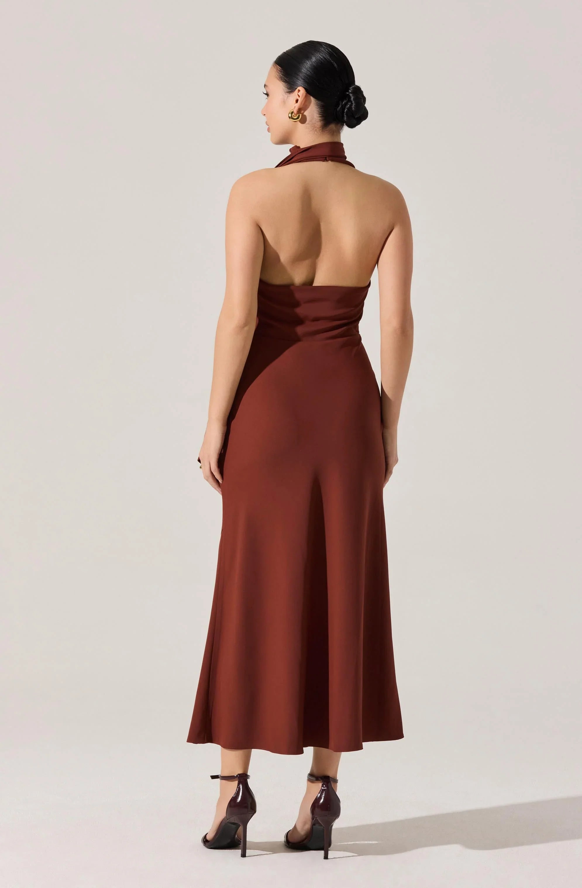 Lbruh Hilaire Halter Midi Dress
