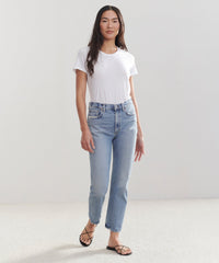 High Rise Stovepipe Jean